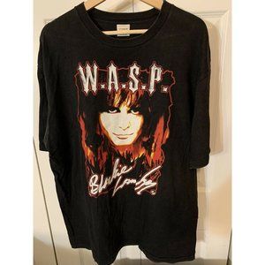 Cygnus WASP T Shirt Sz‎ XL Men Sleeping In The Fire Blackie Lawless W.A.S.P.